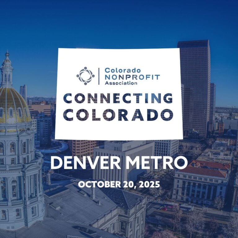 Join us for Connecting Denver Colorado, where nonprofit professionals, leaders, and changemakers come together to network, learn, and grow.